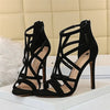 Sandales à talons hauts strappy pour femme - chaussures de soirée élégantes