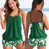 Tankini femme - maillot de bain chic avec bretelles ajustables
