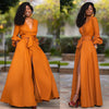 Robe d'été orange élégante - tenue sophistiquée pour dames