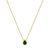 Collier pendentif émeraude pour femmes - bijou en or élégant pour occasions spéciales