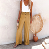 Pantalons larges - élégants pantalons taille haute pour femmes