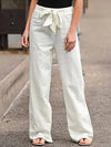 Pantalons en lin légers femmes - style large décontracté pour les journées ensoleillées