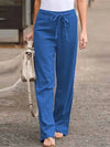 Pantalons en lin légers femmes - style large décontracté pour les journées ensoleillées