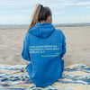 Hoodie oversize femme avec citation inspirante - le style décontracté pour vos journées relax