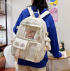 Sac à dos transparent pour femmes - sac pratique pour vos sorties décontractées
