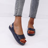 Sandales à talons compensés pour femmes - design chic et plateforme pour un style quotidien - chaussures élégantes et confort adaptées