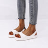 Sandales à talons compensés pour femmes - design chic et plateforme pour un style quotidien - chaussures élégantes et confort adaptées