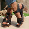 Sandales compensées pour femmes - chaussures élégantes pour vos sorties d'été