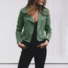 Veste de motard femme - design en daim tendance pour le quotidien - vêtement extérieur stylé pour sorties décontractées