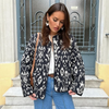 Veste matelassée femme - manteau noir tendance pour un look quotidien - design léger et chic