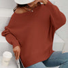 Sweatshirt oversized femme en tricot doux - pull décontracté pour vos sorties et moments de détente