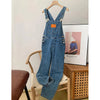 Salopette en denim pour femmes, style vintage, bleu - mode décontractée pour toutes les occasions
