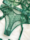 Body femme - body en dentelle verte avec soutien-gorge à armatures pour soirées - shapewear élégant