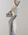 Ensemble de loungewear élégant femme en crème scintillant - confort stylé pour sorties décontractées