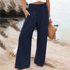Pantalons larges - élégance estivale en noir