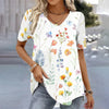 T-shirt femme à rayures blanches - tee relax v pour un style quotidien