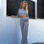 Ensemble de soirée à sequins pour femmes - top court et pantalon glamour pour occasions spéciales