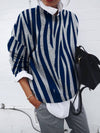Pull léger en maille à imprimé zèbre pour femme – chic et décontracté pour un style sans effort