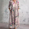Robe maxi à fleurs pour femmes - une touche chic pour les fêtes d'été