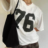 T-shirt oversize - tee décontracté pour femmes avec imprimé 76