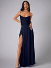 Robe maxi - robe de soirée raffinée avec dos croisé