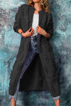 Cardigan long en tricot pour femmes - vêtement d'extérieur et tendance pour un look décontracté