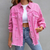 Veste en jean femme - couche décontractée avec détails effilochés pour un style polyvalent au quotidien