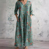 Robe maxi à fleurs pour femmes - une touche chic pour les fêtes d'été