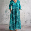 Robe maxi à fleurs pour femmes - une touche chic pour les fêtes d'été