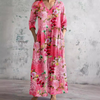 Robe maxi à fleurs pour femmes - une touche chic pour les fêtes d'été