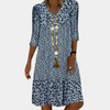 Robe midi florale pour femme - design élégant pour vos sorties décontractées avec ourlet à volants