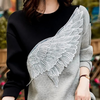 Sweatshirt noir luxe - pull chic pour dames avec détails ailes