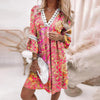 Robe florale décontractée pour femmes - design élégant à coupe ample pour le quotidien