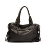 Sac à main en cuir - sac noir féminin au design polyvalent