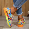 Baskets légères multicolores pour femmes - chaussures chics pour un look décontracté