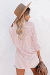 Chemise à rayures pour femme à manches longues - un incontournable du style décontracté