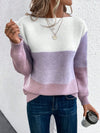 Pull tricoté - tricot oversize chic pour femmes