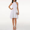 Robe de cocktail femme - design dos nu asymétrique pour les occasions spéciales