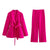 Ensemble blazer 2 pièces pour femmes - costume élégant avec pantalon
