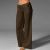 Pantalons décontractés pour femmes - légers et adaptés à la détente avec cordon de serrage et poches pratiques pour un usage quotidien