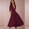 Robe swing - élégante robe midi inspirée du vintage pour femmes