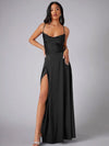 Robe maxi - robe de soirée raffinée avec dos croisé