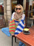 Pull en mohair multicolore pour femmes - un basique chic et relaxant