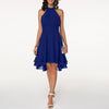 Robe de cocktail femme - design dos nu asymétrique pour les occasions spéciales