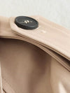 Manteau cropped pour femme - élégant manteau léger beige pour un look décontracté ou chic - un de l'extérieur pour toutes les occasions