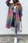 Manteau long en tricot pour femmes - vêtement d'extérieur oversize et chaleureux pour un style décontracté au quotidien
