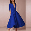 Robe swing - élégante robe midi inspirée du vintage pour femmes