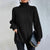 Pull col roulé femme - tricot décontracté pour sorties casual