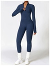 Combinaison en tissu extensible pour femmes - tenue polyvalente à manches longues pour les femmes actives