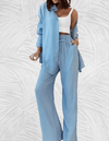 Ensemble blouse et pantalon large en 2 pièces - le chic au féminin
